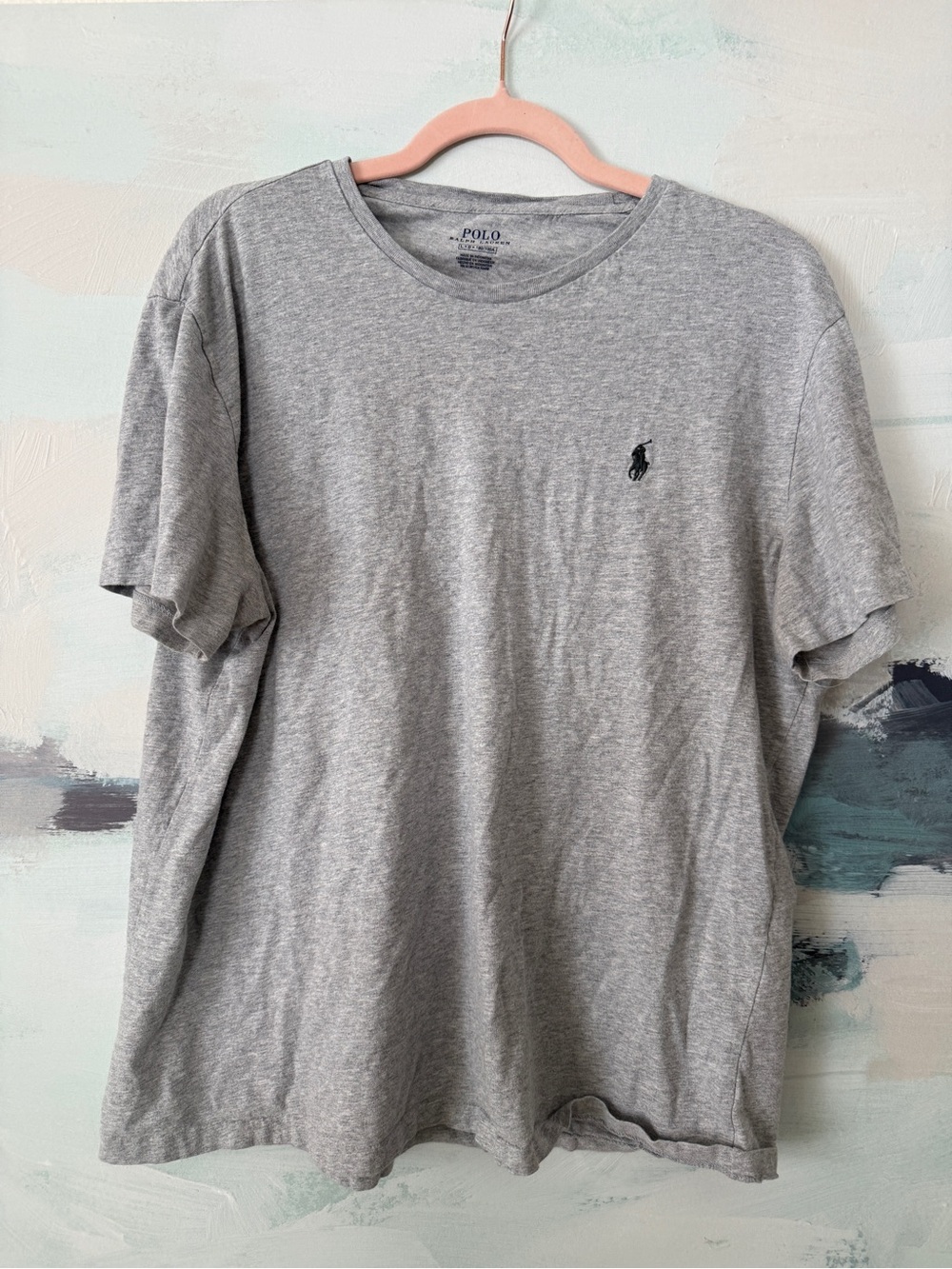 Polo by Ralph Lauren Heather Gray Short Sleeve Crew Tee